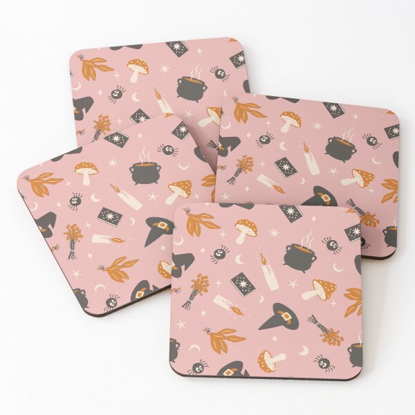 Item preview, Whimsical Witchy Autumn Pattern – Cozy Halloween Magic Seamless Design designed and sold by RJACreative.