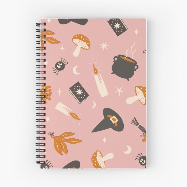 Item preview, Whimsical Witchy Autumn Pattern – Cozy Halloween Magic Seamless Design designed and sold by RJACreative.