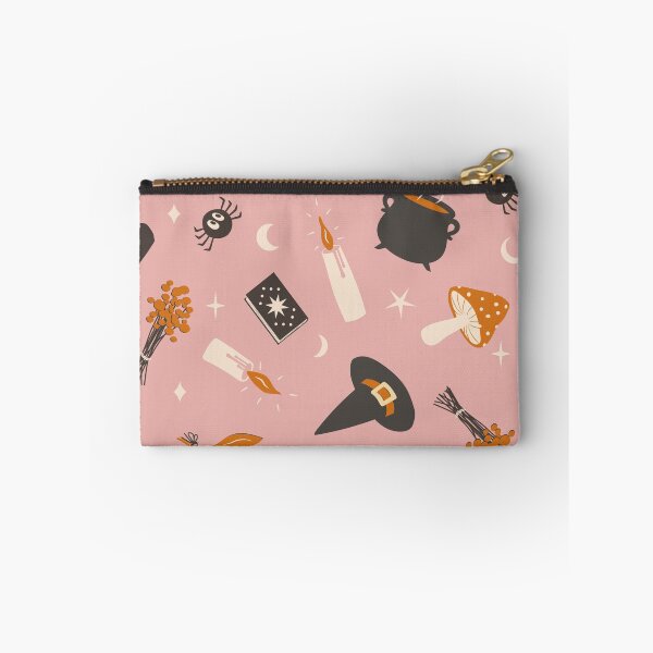 Item preview, Whimsical Witchy Autumn Pattern – Cozy Halloween Magic Seamless Design designed and sold by RJACreative.