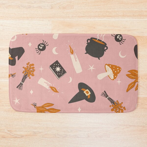 Item preview, Whimsical Witchy Autumn Pattern – Cozy Halloween Magic Seamless Design designed and sold by RJACreative.