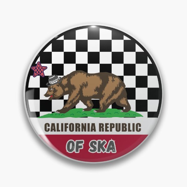 Item preview, SKA - California Republic of SKA t-shirt designed and sold by VinlandFashion.