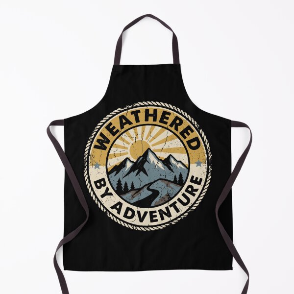 Item preview, Weathered By Adventure Mountain Camping Badge designed and sold by SplashTastic.