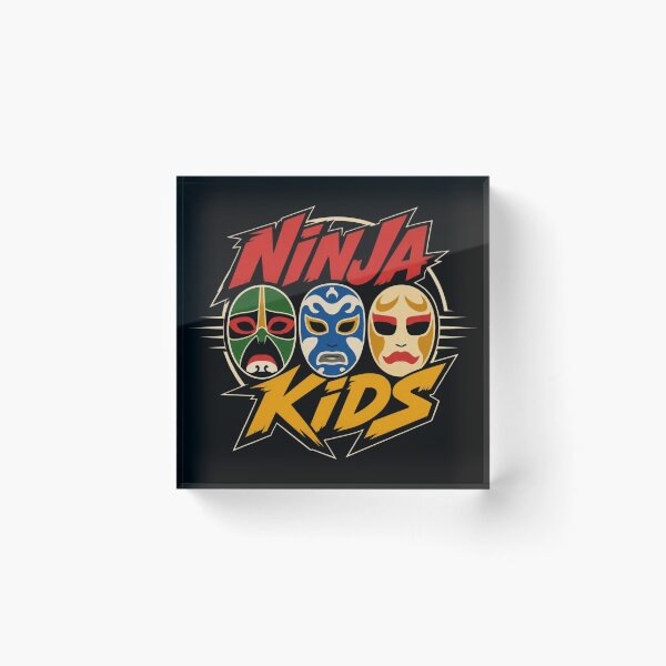 Item preview, Ninja Kids Logo Action Masks Retro Style designed and sold by killem667.