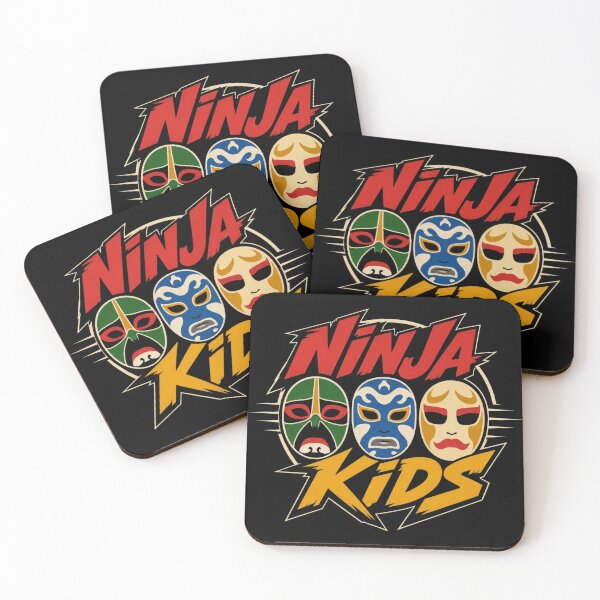 Item preview, Ninja Kids Logo Action Masks Retro Style designed and sold by killem667.