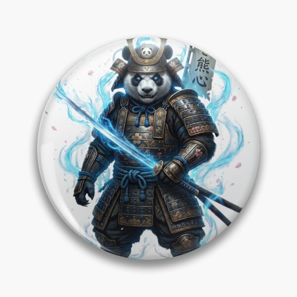 Item preview, Samurai Panda 8K PNG – Mystic Warrior Panda with Katana | Anime Fantasy Spirit Guardian Art designed and sold by krishna-artdesigns.