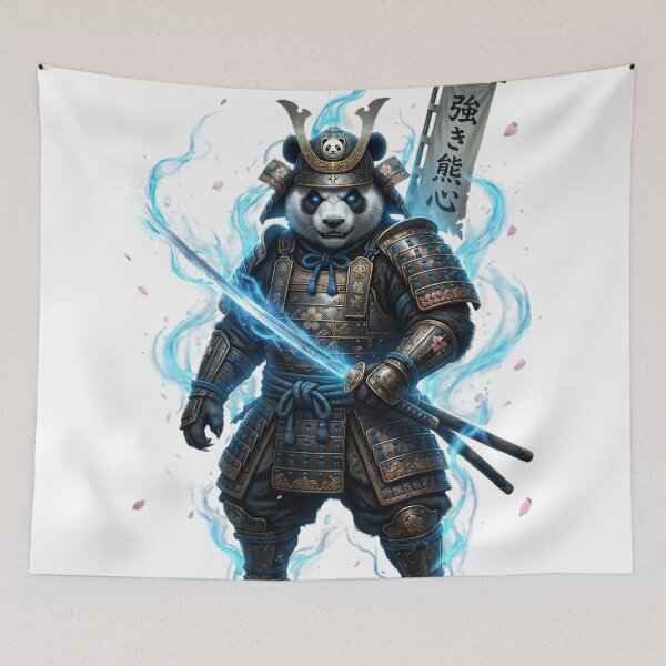 Item preview, Samurai Panda 8K PNG – Mystic Warrior Panda with Katana | Anime Fantasy Spirit Guardian Art designed and sold by krishna-artdesigns.