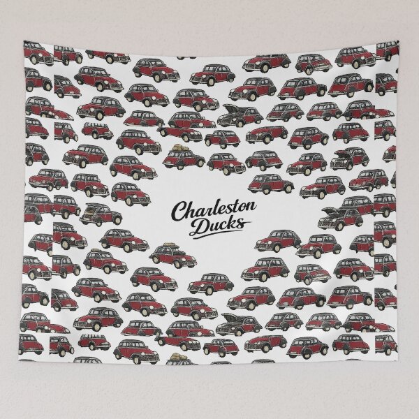 Item preview, Vintage Duck Car Pattern Art | Retro European Automobile Design designed and sold by Hookesmode.