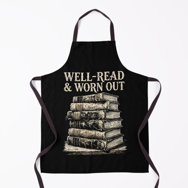 Item preview, Well-Read and Worn Out Vintage Book Lover designed and sold by SplashTastic.