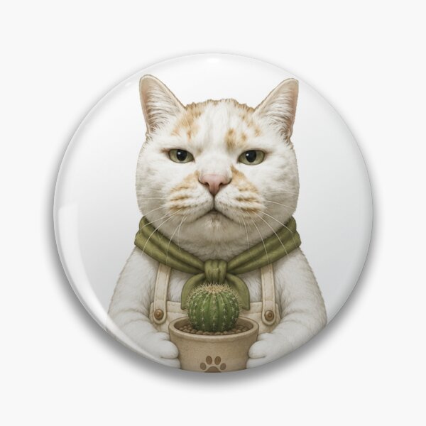 Item preview, The Cactus Keeper Cat designed and sold by Komatoya.