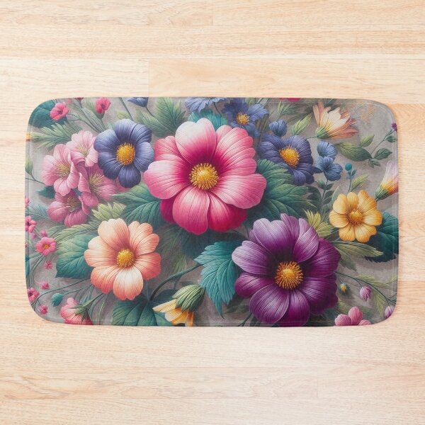 Item preview, Vintage oversized wildflowers  designed and sold by SweetLilith.