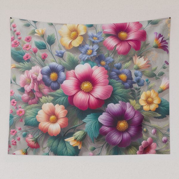Item preview, Vintage oversized wildflowers  designed and sold by SweetLilith.