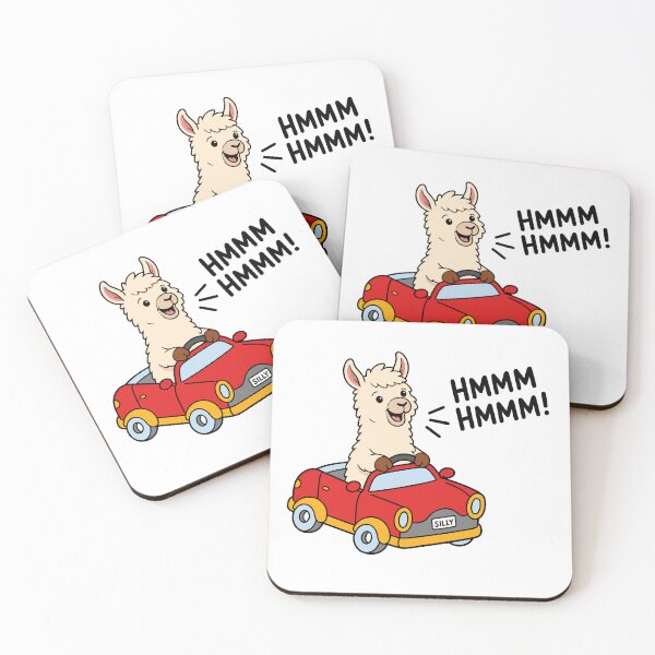 Item preview, Silly Llama Driving Car designed and sold by teeperfect.