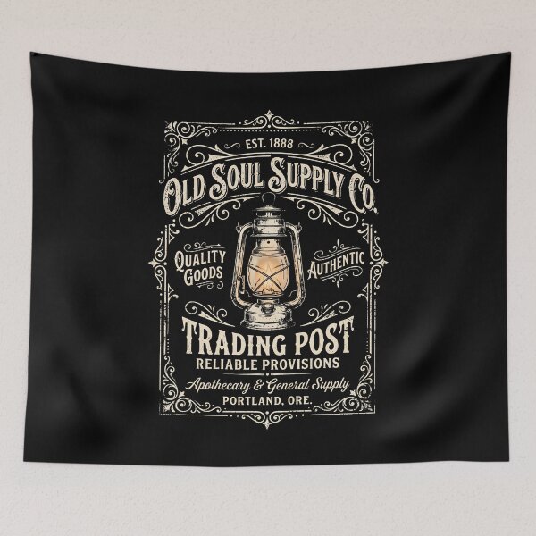 Item preview, Old Soul Supply Trading Post Vintage Lantern designed and sold by SplashTastic.