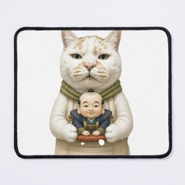 Item preview, The Guardian Cat and Fukusuke Doll designed and sold by Komatoya.