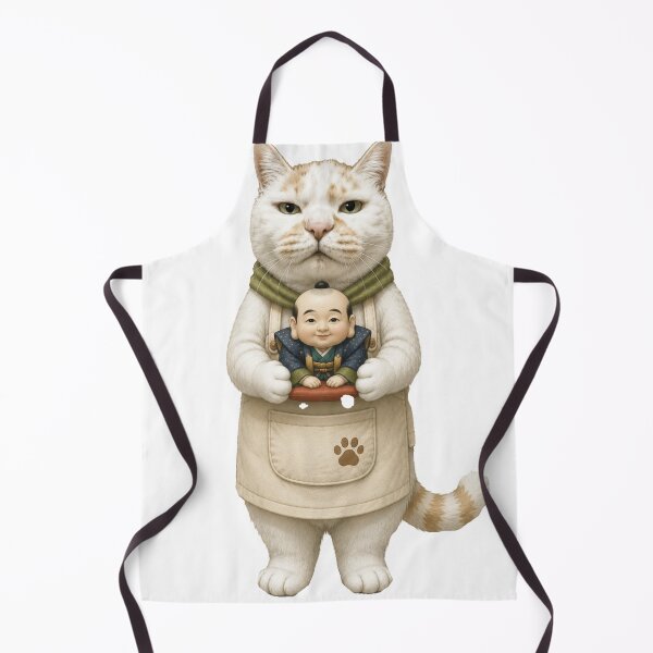 Item preview, The Guardian Cat and Fukusuke Doll designed and sold by Komatoya.