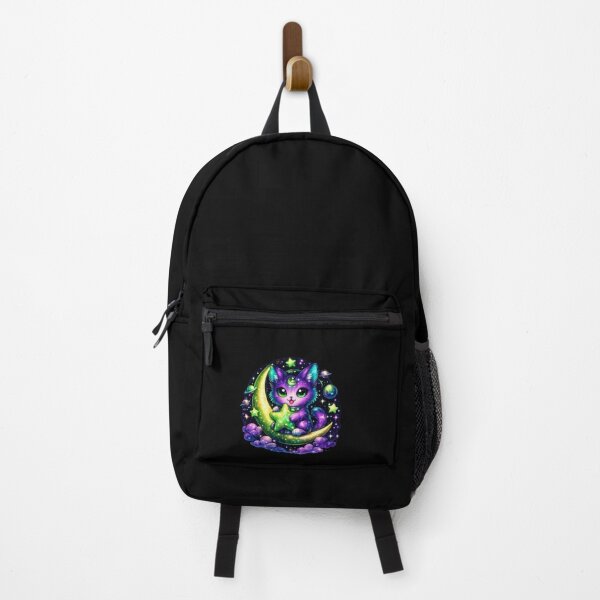 Item preview, Cosmic Moon Kitty – Cute Galaxy Cat and Star Fantasy Art designed and sold by TheZyro.