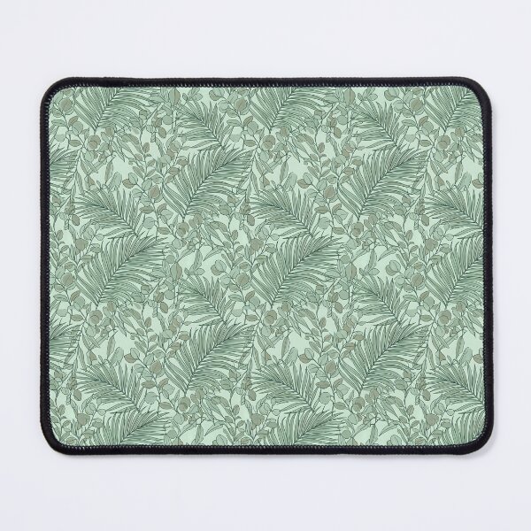 Item preview, Green Palm and Eucalyptus Leaves Design designed and sold by SplashTastic.