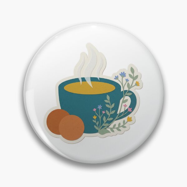 Item preview, Steaming Teacup & Biscuits Duo designed and sold by belajarubic.