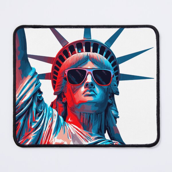 Item preview, Cool Statue of Liberty 4th of July Pop Art Design designed and sold by Shanker-studio.