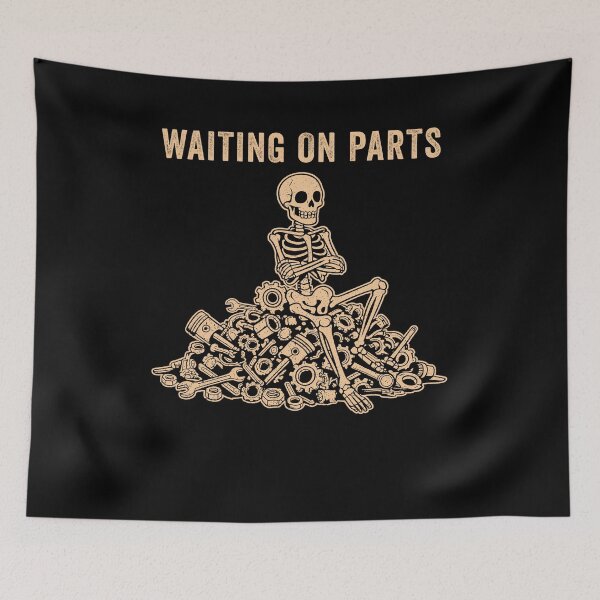 Item preview, Waiting On Parts Funny Auto Mechanic designed and sold by nosu-art-pod.