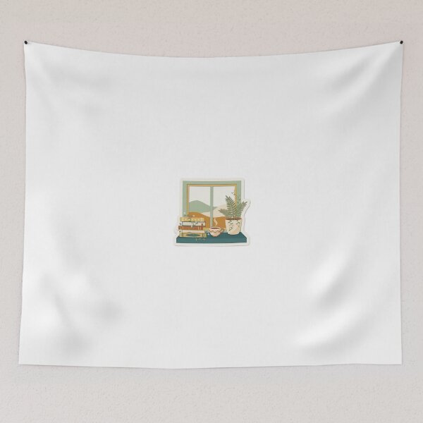 Item preview, Literary Window Seat with Tea and Fern designed and sold by belajarubic.