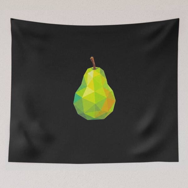 Item preview, Low Poly Pear Geometric Fruit Art Vintry Off designed and sold by VintryOff.
