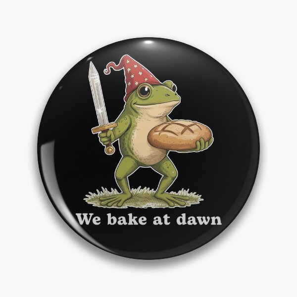 Item preview, We bake at Dawn Frog Funny designed and sold by nosu-art-pod.