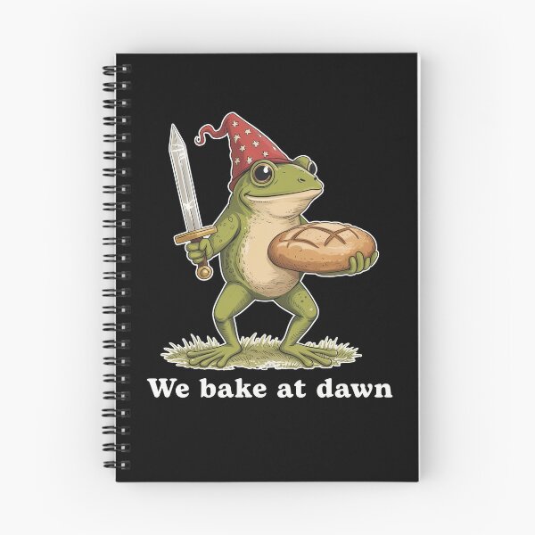 Item preview, We bake at Dawn Frog Funny designed and sold by nosu-art-pod.