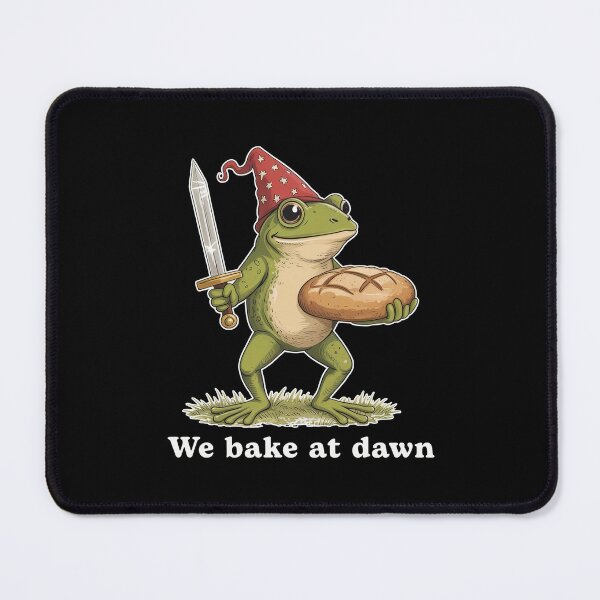 Item preview, We bake at Dawn Frog Funny designed and sold by nosu-art-pod.