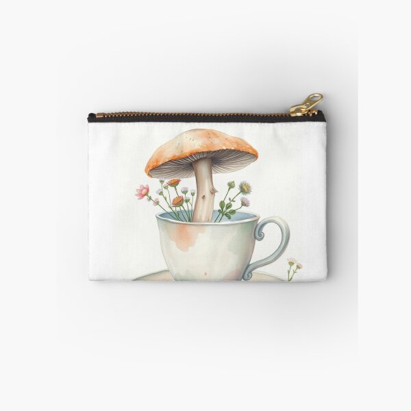 Item preview, Whimsical Cottagecore Mushroom Teacup Wall Art designed and sold by Vida e Arte.