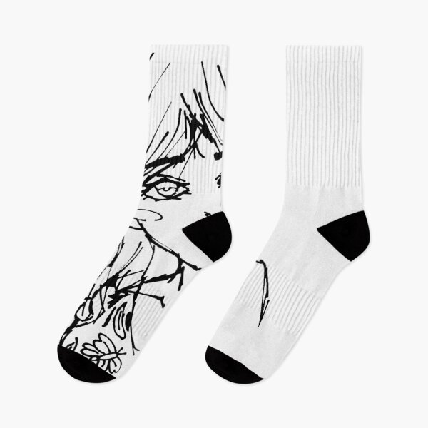 Item preview, Minimalist Manga Girl Line Art Drawing designed and sold by The Cozy Chapter.