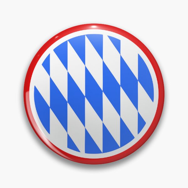 Item preview, Bavaria Blue and White Diamond Football Pattern Circle designed and sold by Messyias.