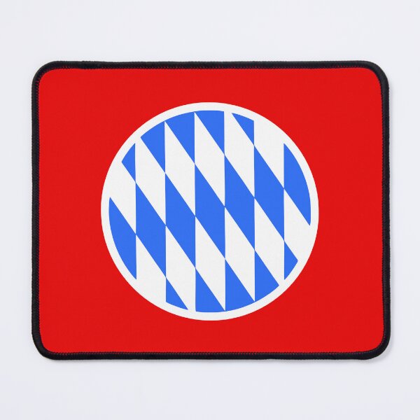 Item preview, Bavaria Blue and White Diamond Football Pattern Circle designed and sold by Messyias.