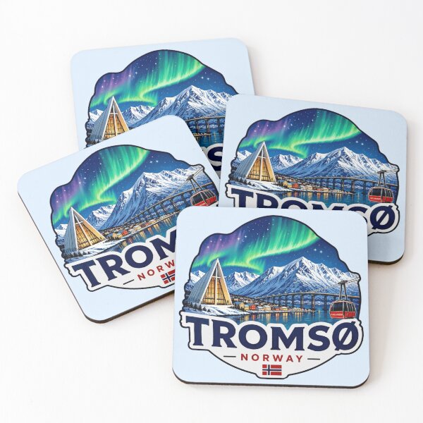 Item preview, Tromsø, Norway - Arctic Cathedral, Northern Lights designed and sold by Myra365Art.
