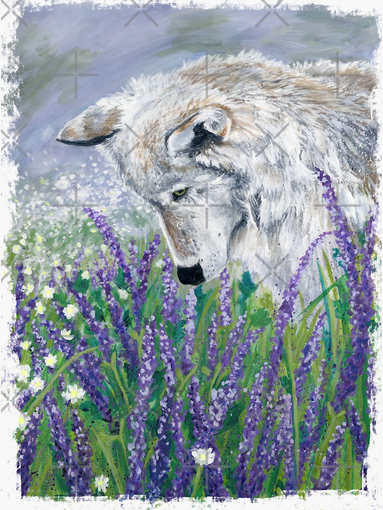 Lavender Wolf by tinaschofield