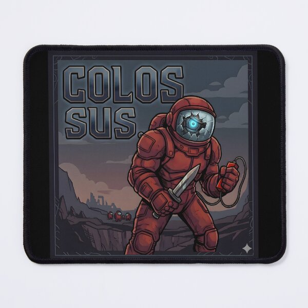 Item preview, Colos-SUS Poster | Sci-Fi Space Horror Sussy Baka Impostor Parody designed and sold by RockyLambda.