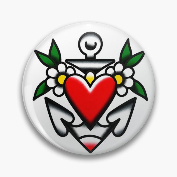 Item preview, Traditional Tattoo Heart Valentines designed and sold by Cortelart.