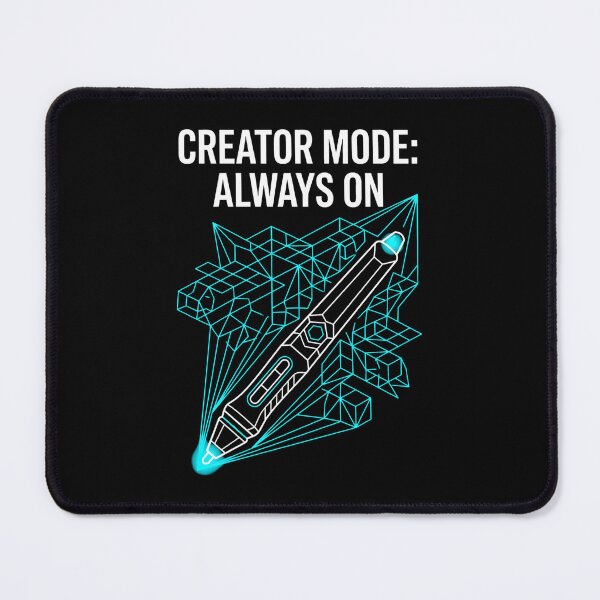Item preview, Creator Mode Always On Neon Tech Pen designed and sold by SplashTastic.