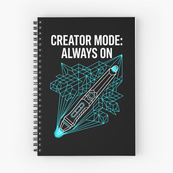 Item preview, Creator Mode Always On Neon Tech Pen designed and sold by SplashTastic.