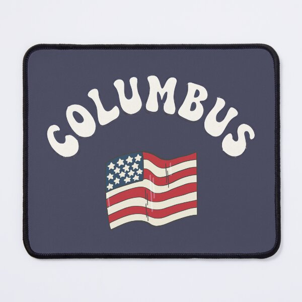 Item preview, Columbus Ohio Cute Pastel Skyline designed and sold by HowToCanadian.