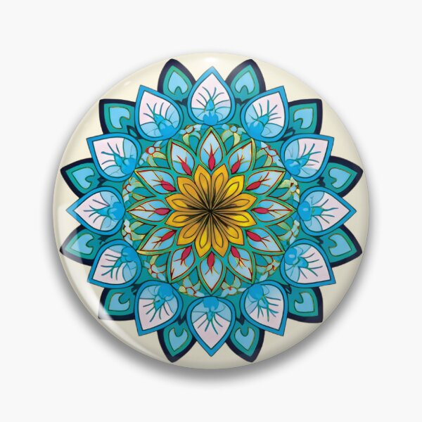 Item preview, Folk Mandala designed and sold by CharlottePlaceArt.