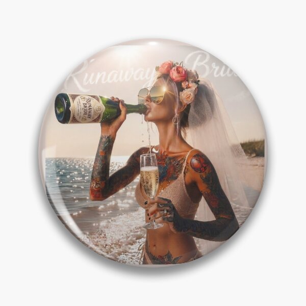 Item preview, Glarnour Bride Champagne Bikini Festival designed and sold by Voodoo Store Paranormal Collections.