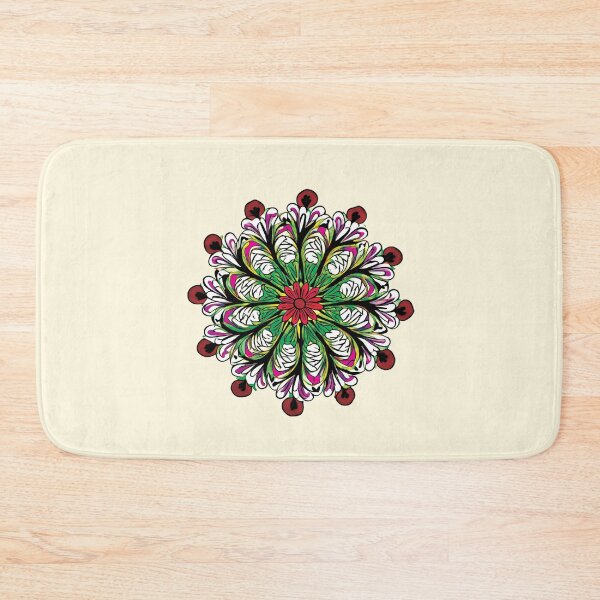 Item preview, Folk Mandala designed and sold by CharlottePlaceArt.