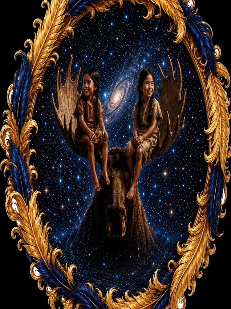 Thumbnail 4 of 4, iPhone Case, Magic Moose Ride designed and sold by MagicPixelFrame.