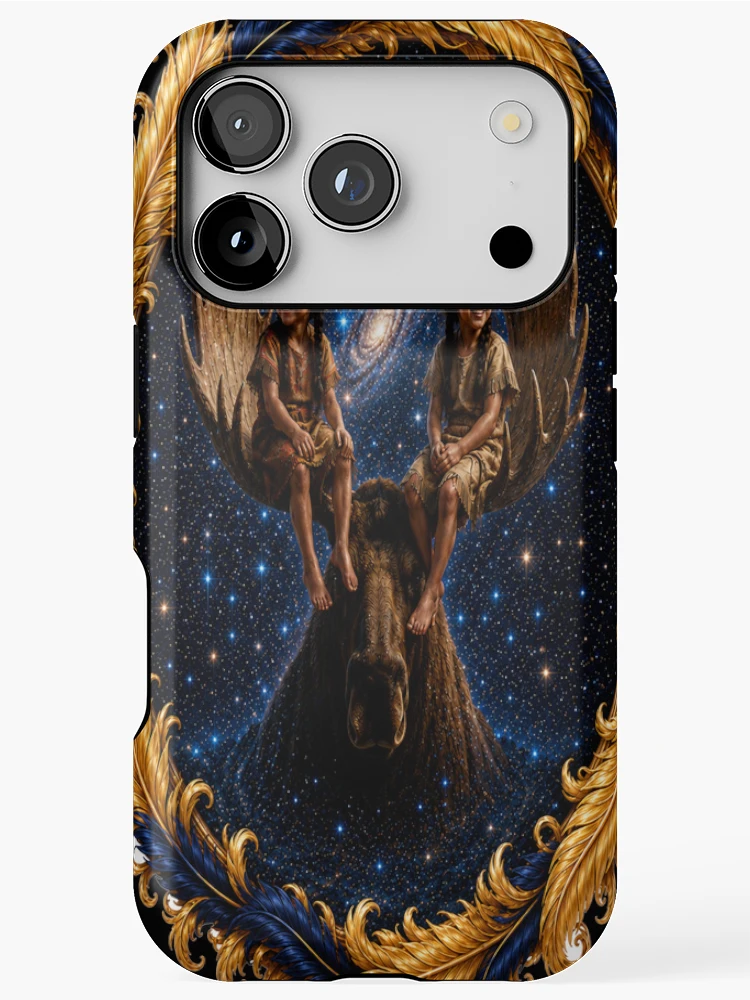 Thumbnail 1 of 4, iPhone Case, Magic Moose Ride designed and sold by MagicPixelFrame.