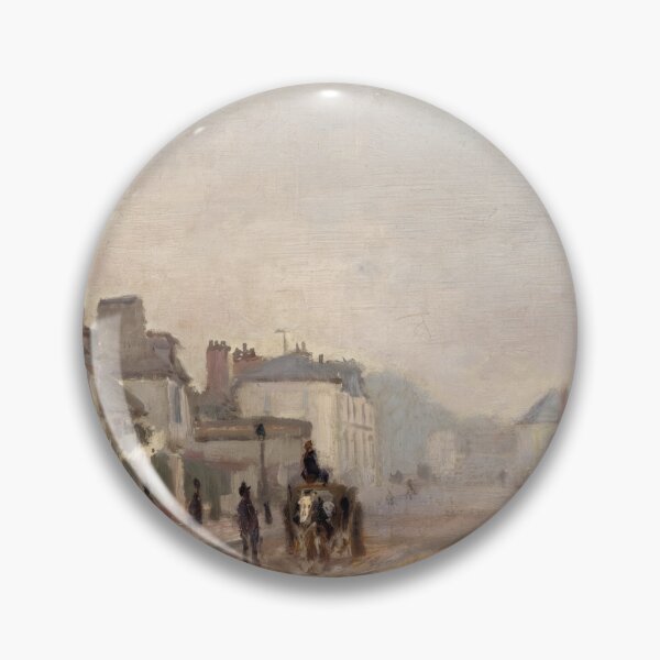 Item preview, Misty Paris Boulevard with Carriage designed and sold by artofuniverse.