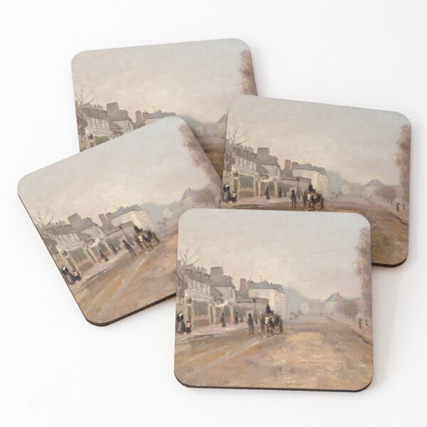 Item preview, Misty Paris Boulevard with Carriage designed and sold by artofuniverse.