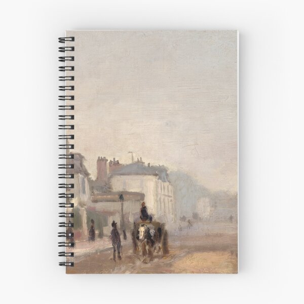 Item preview, Misty Paris Boulevard with Carriage designed and sold by artofuniverse.