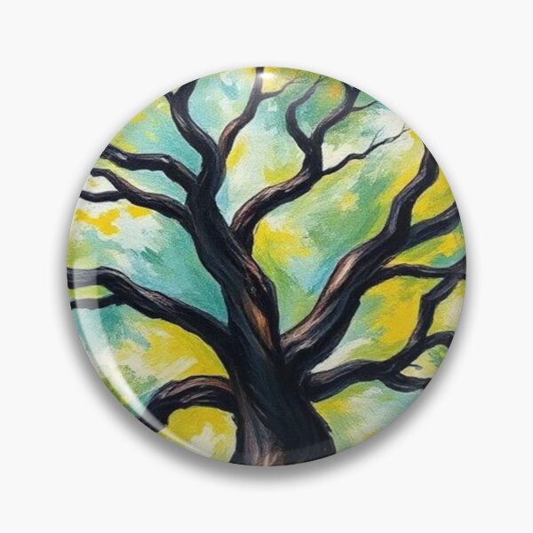 Item preview, Textured Tree Canopy Painting designed and sold by AllAroundArtist.
