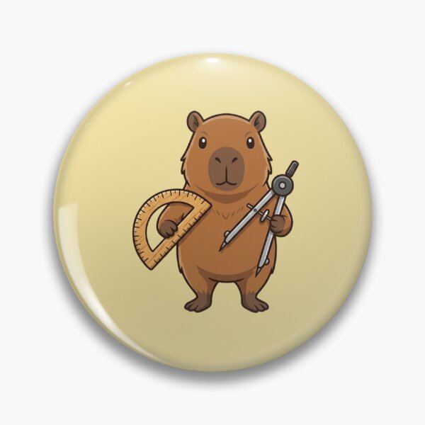 Item preview, School Capybara Geometry Master designed and sold by Ivy-Triggs.